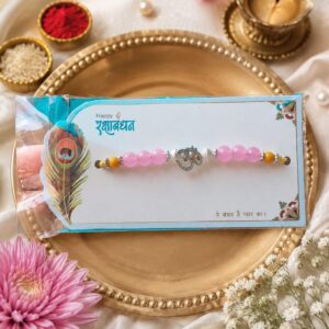 om-pink-rakhi